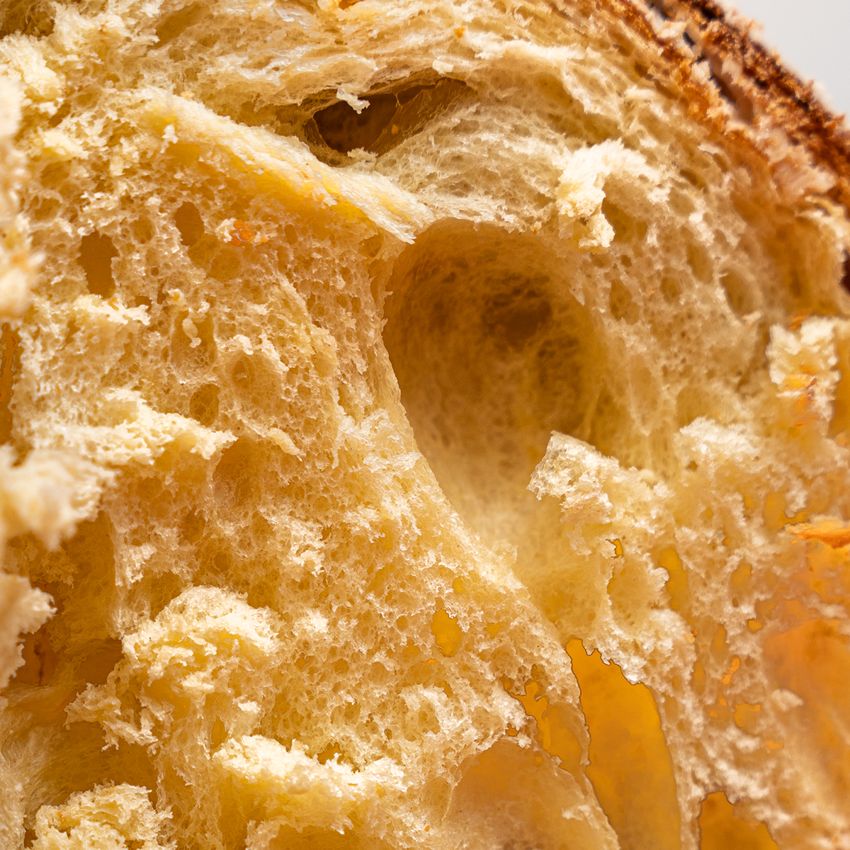 Panettone con crema di pistacchio