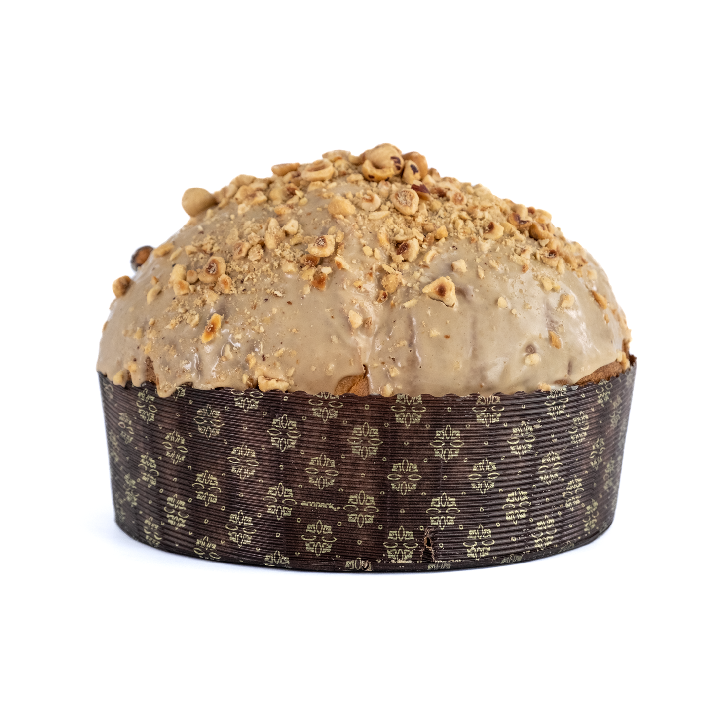 Panettone con crema alla nocciola